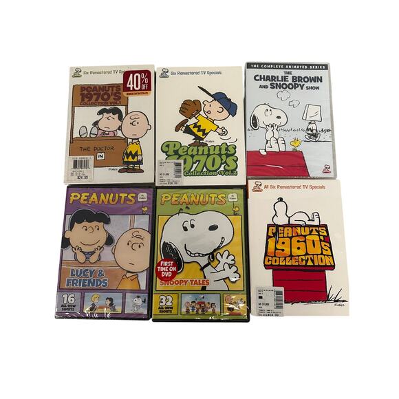 Peanuts DVDS all New (6 total) free shipping